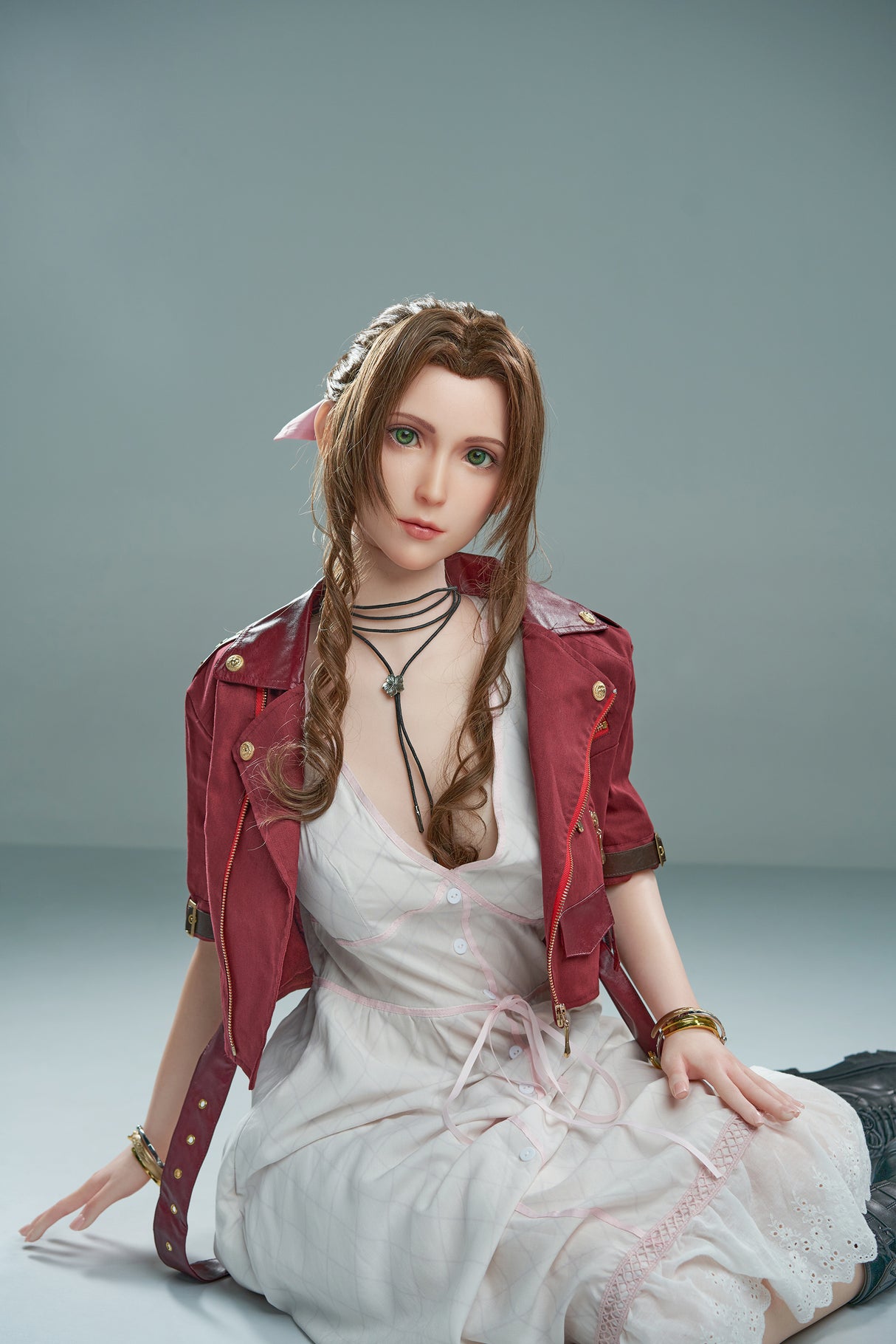 Aerith V1 (Full Silicone) : Poupée sexuelle asiatique Game Lady (Lady-4)