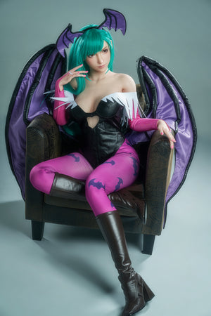 Tifa Cos Morrigan (Full Silicone) : Poupée sexuelle asiatique Game Lady (Lady-3)