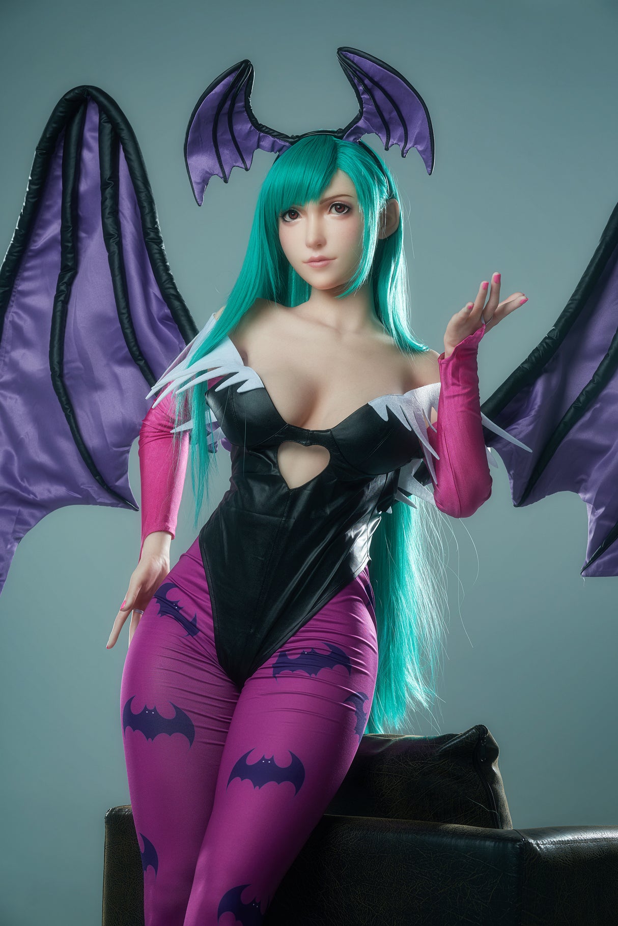 Tifa Cos Morrigan (Vollsilikon): Asiatische Sexpuppe für Game Lady (Lady-3)