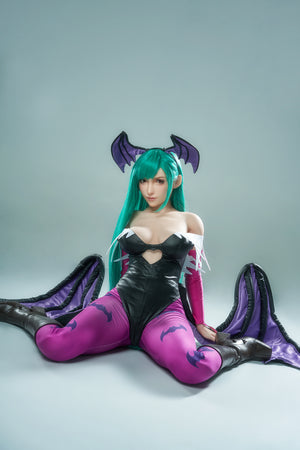 Tifa Cos Morrigan (Full Silicone) : Poupée sexuelle asiatique Game Lady (Lady-3)