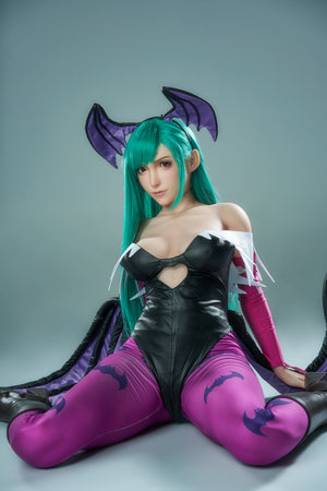 Tifa Cos Morrigan (Full Silicone) : Poupée sexuelle asiatique Game Lady (Lady-3)