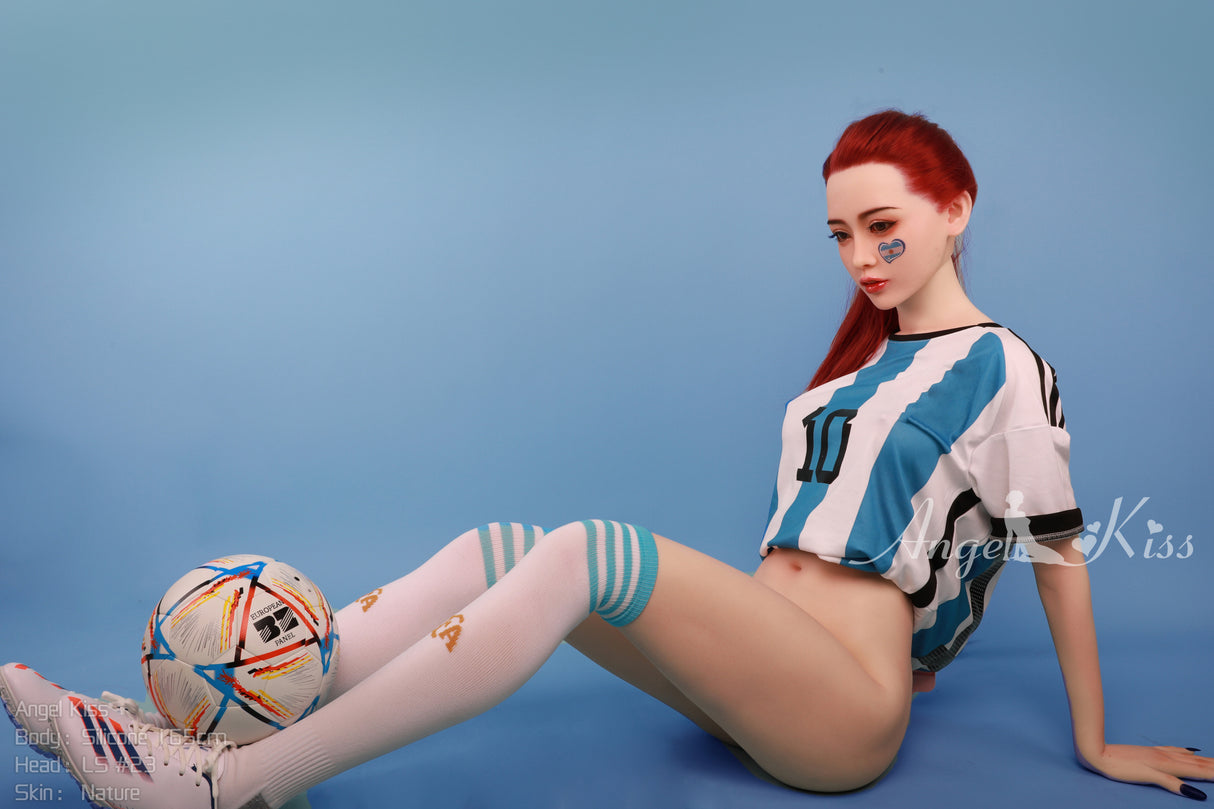 Football Girl (Vollsilikon): Angel Kiss Asiatische Sexpuppe