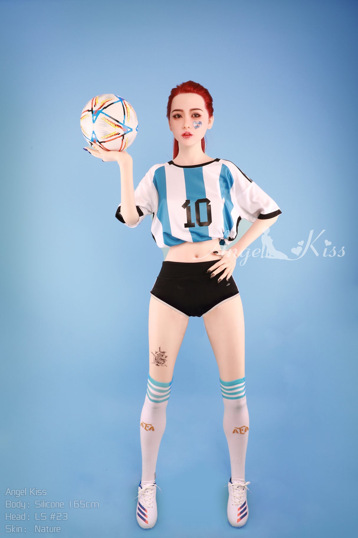 Football Girl (Vollsilikon): Angel Kiss Asiatische Sexpuppe